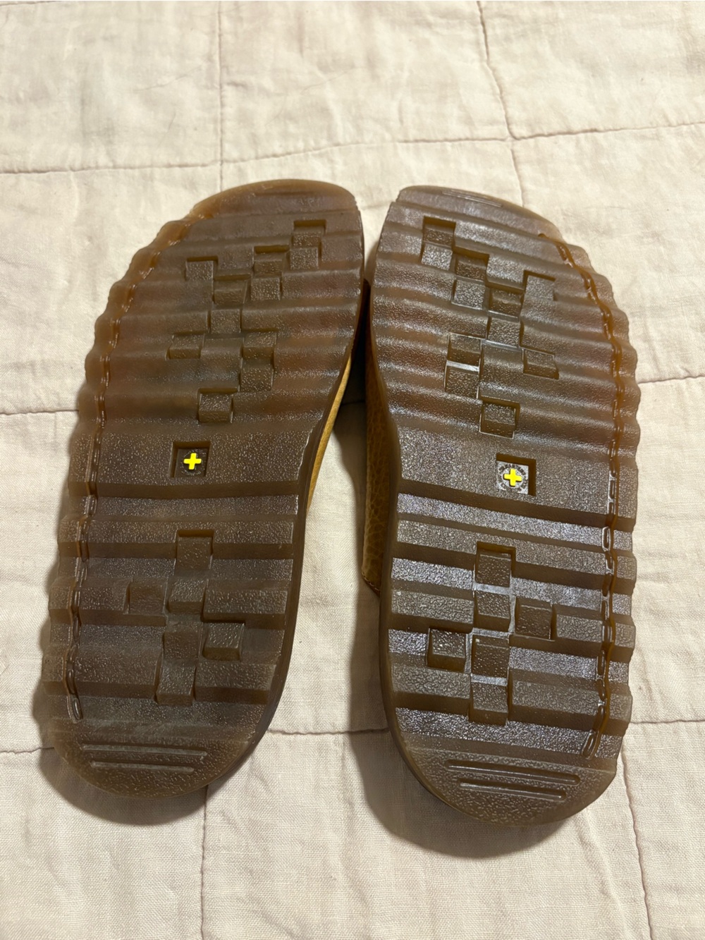 Dr. Martens Tan Floral Cutout Slide Mules - Picture 4 of 5